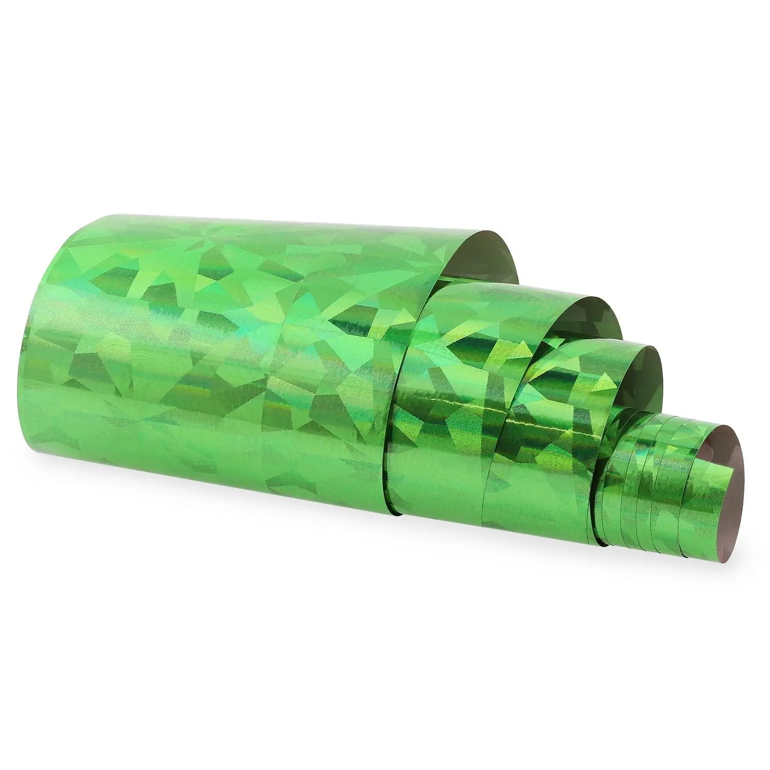 NF-006 Geometric Green - Transfer Foil Strip   Naio Nails