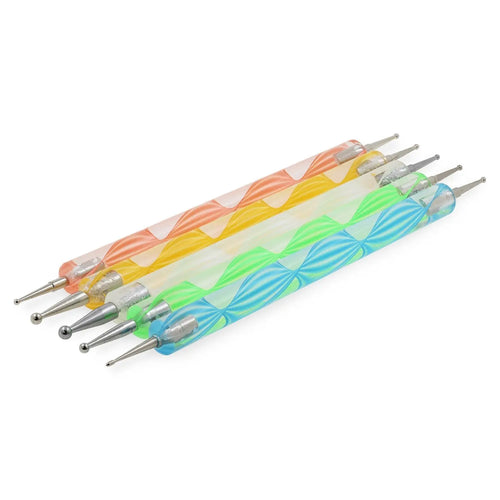 Set van 5 Multi-Kleurige Dotting Tools