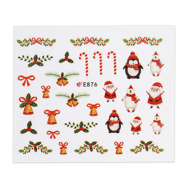 Christmas Sticker - Santa & Decorations