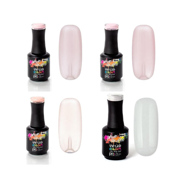 Collection de vernis gel pour manucure française