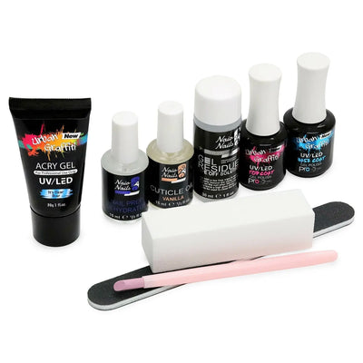 AcryGel Starterskit - nagelriemduwer met steen   Naio Nails
