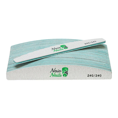 Verpakking van 25 - Zebra Grijs Halve Maan 240/240 Grit Vijl