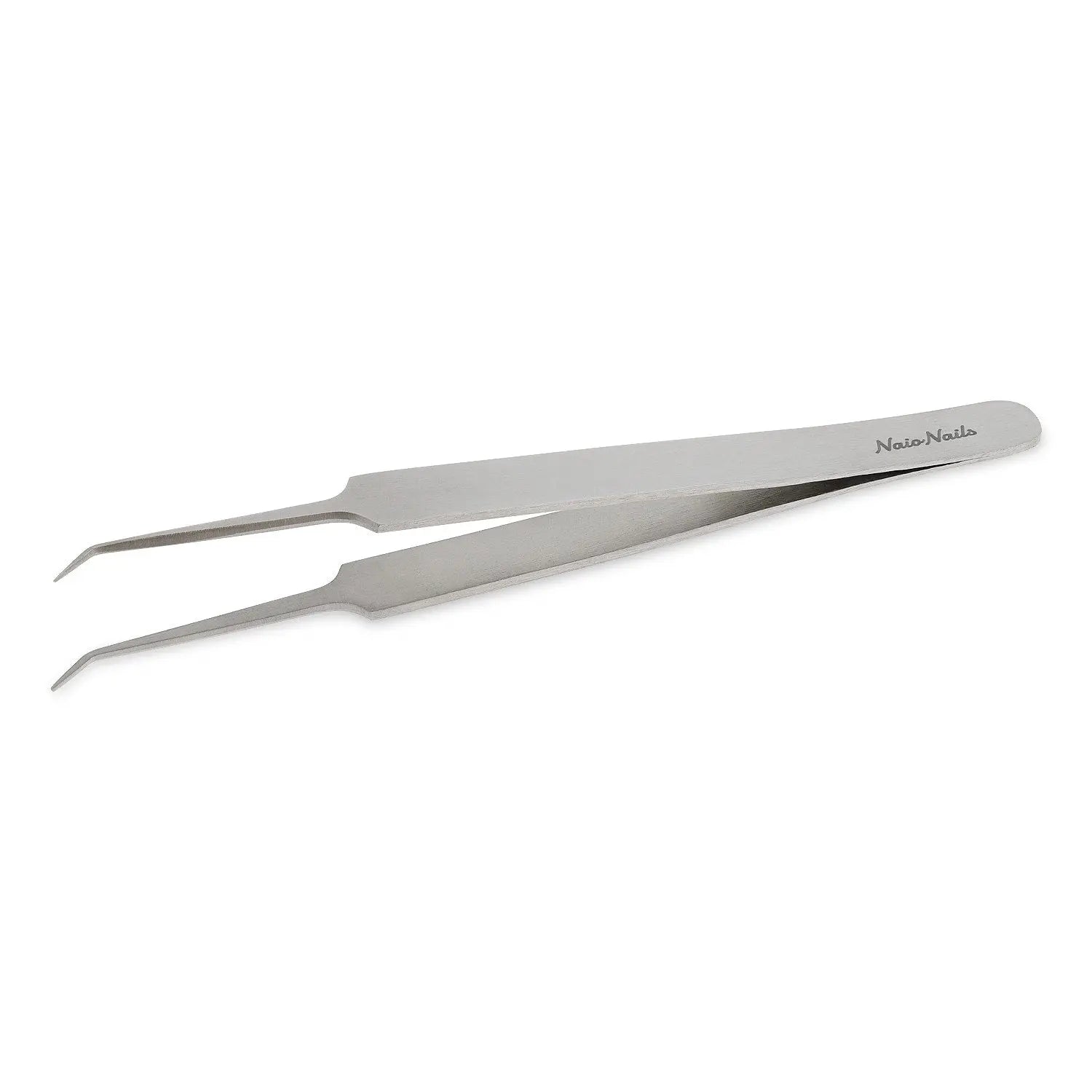 Stainless Steel Needle Nose Angled Tweezers   Naio Nails