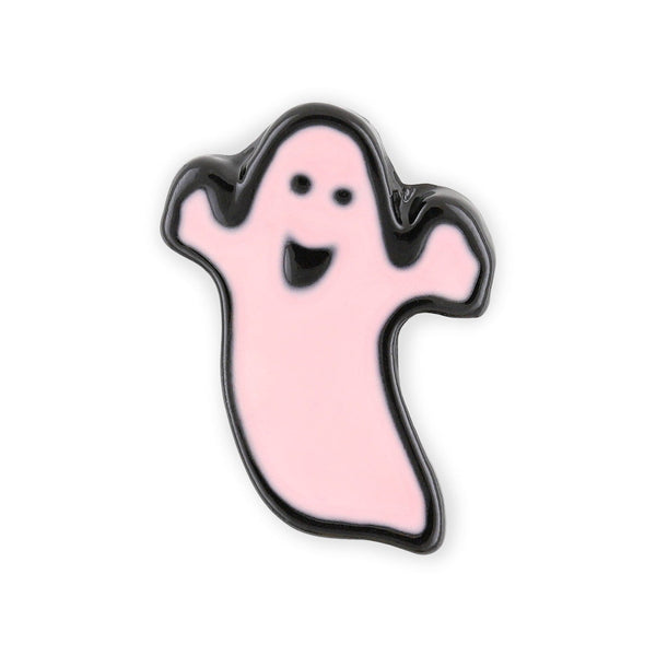 Pot of 4 Pink Ghost Halloween Charms