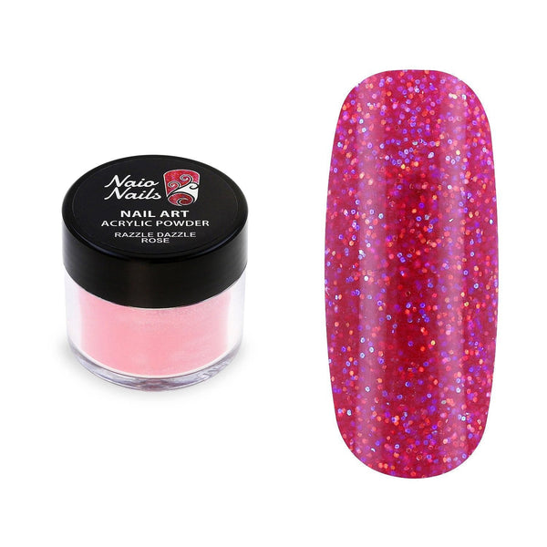 Poudre acrylique scintillante Razzle Dazzle Rose - 12 g