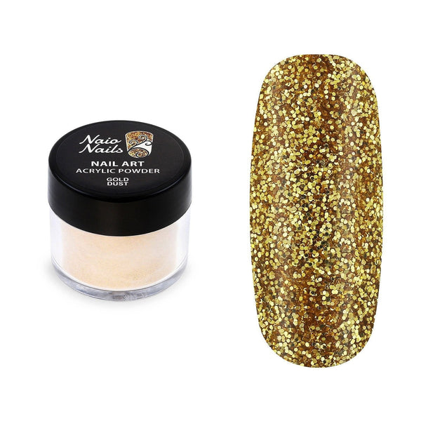 Gold Dust Glitter Acrylic Powder - 12g