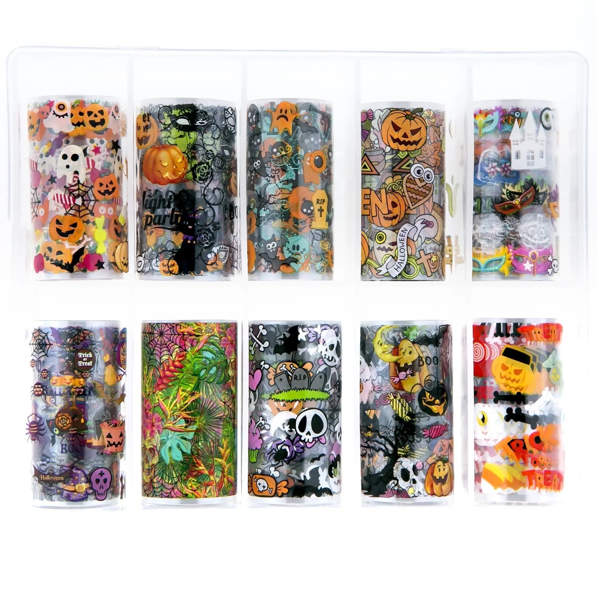 HFS-004 Halloween Foil Set - Various Design 4   Naio Nails