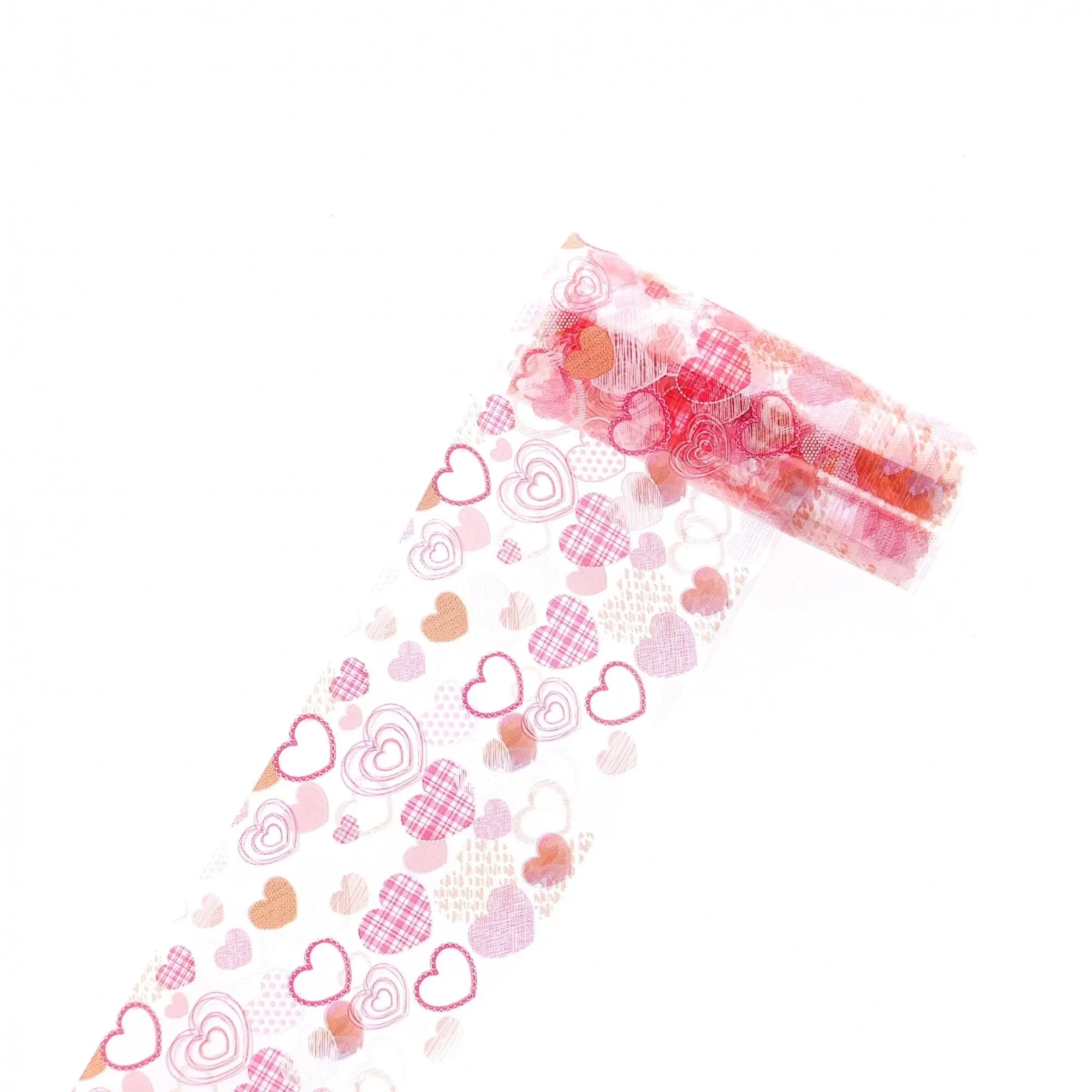 TFS-33 Transparent Hearts & Flowers Set of Foils   Naio Nails