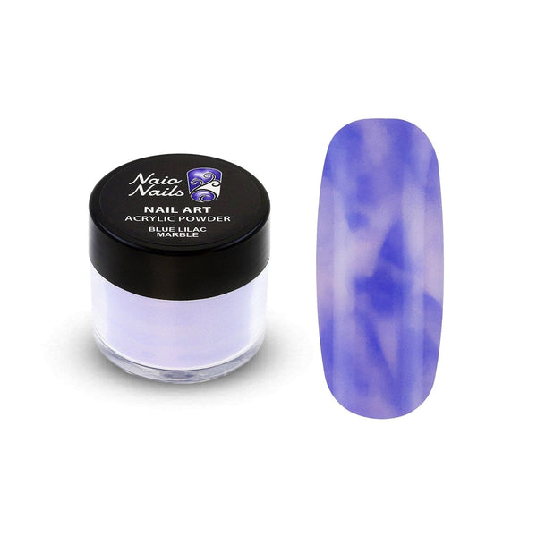 Blue Lilac Marble Acrylic Powder - 12g