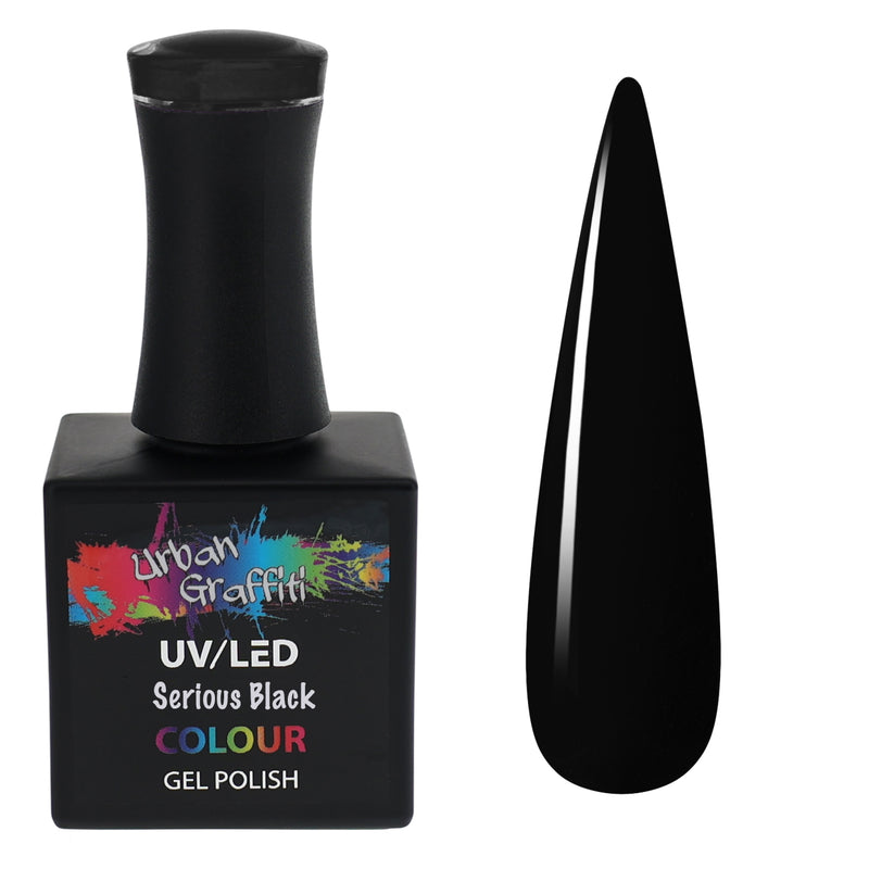 Serious Black - UGGP-A0002 Urban Graffiti Gel Polish 15ml