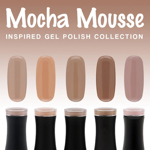 Collection de gels inspirée de la mousse au moka