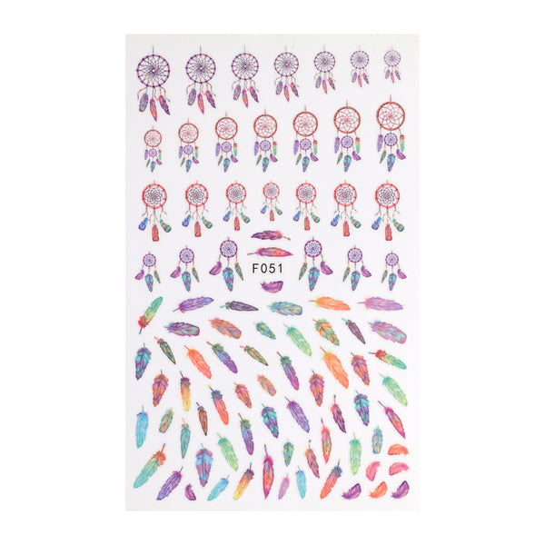 Dreamcatchers & Feathers Nail Art Stickers