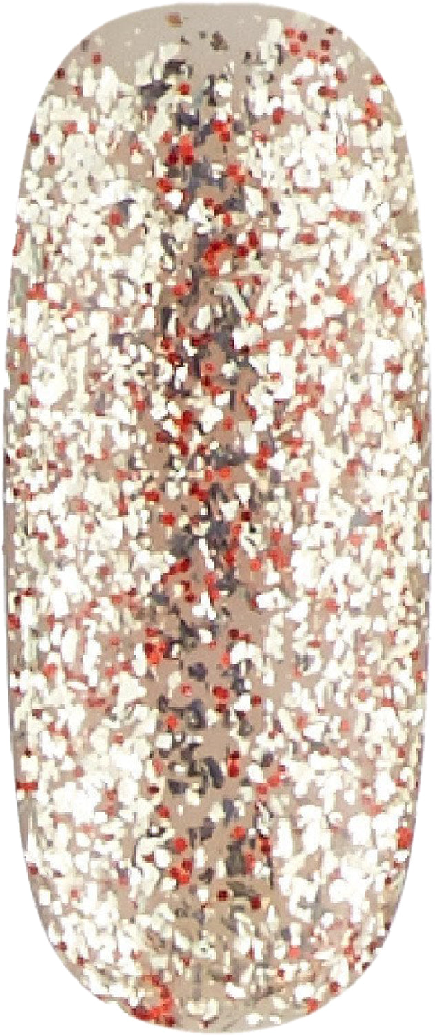 Tinsel Town - UGGP-A0913 Esmalte en Gel con Purpurina Dorada y Roja de Graffiti Urbano 15ml