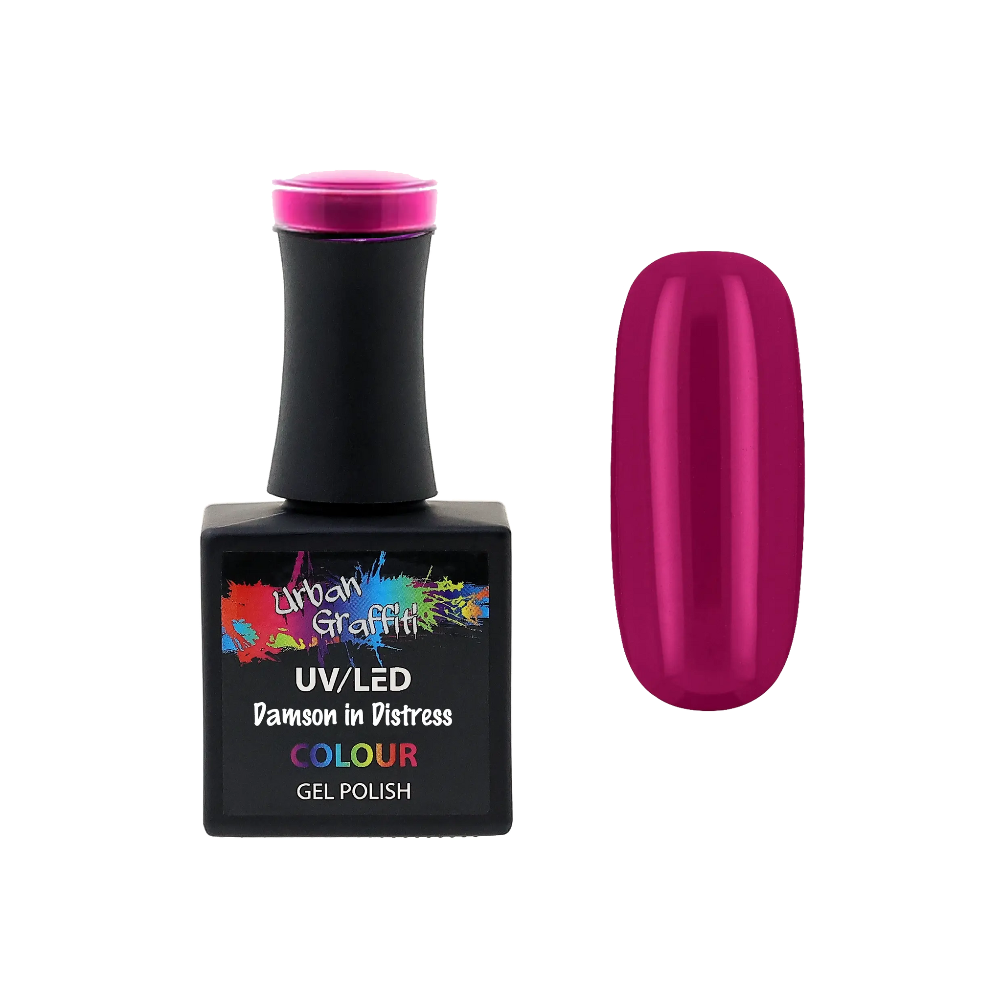 Damson in Distress - UGGP-A0716 Urban Graffiti Gel Polish 15ml   Naio Nails