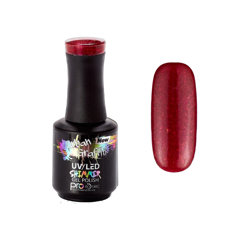 Forbidden Cherry - UGGP-A0372 Esmalte en Gel Urban Graffiti 15ml