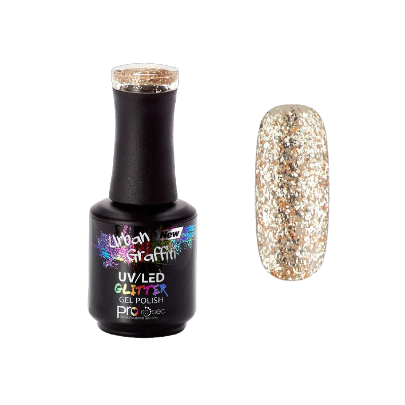 King Tut - UGGP-A0915 Esmalte en Gel con Purpurina Dorada de Graffiti Urbano 15ml