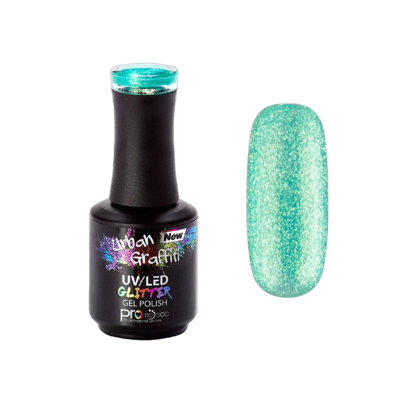 Escamas de Sirena - UGGP-A0920 Graffiti Urbano - Esmalte en Gel Verde Océano 15ml
