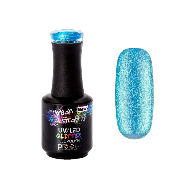 Mermaid Tears - UGGP-A0921 Esmalte en Gel con Brillantina Aqua Graffiti Urbano 15ml