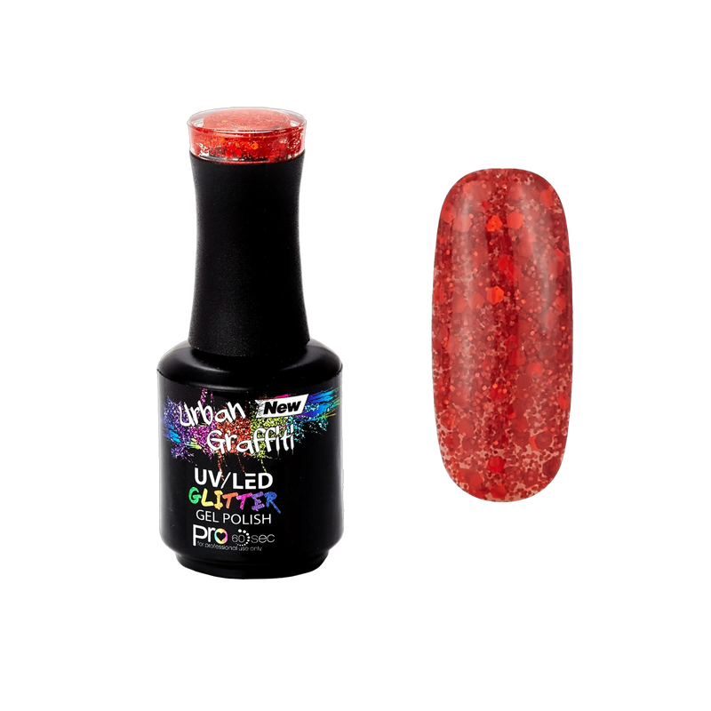 Rockstar Red - UGGP-XS010 Esmalte en Gel de Graffiti Urbano 15ml